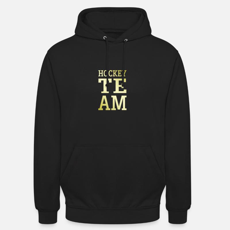 Équipe de hockey - Sweat-shirt à capuche unisexe - noir