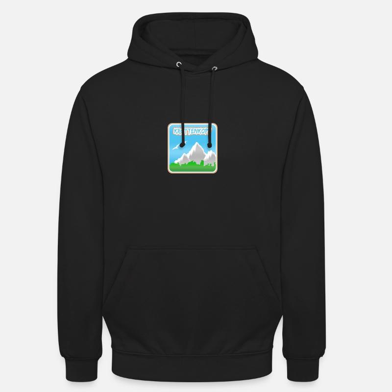 Krottenkopf - Sweat-shirt à capuche unisexe - noir