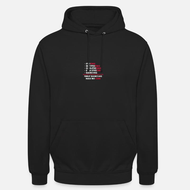 Seule la danse n’a pas de fin - Sweat-shirt à capuche unisexe - noir