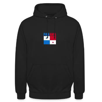 Panama Outdoor Survival - Sweat-shirt à capuche unisexe - noir - Devant - Alina (178cm) & Michal (187cm)