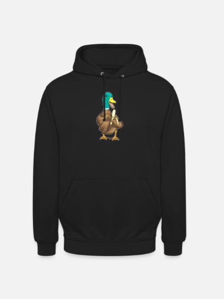 Duck Banana - Unisex Hoodie - black