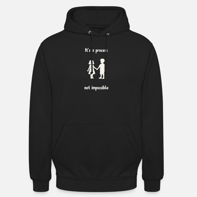 Ce n'est pas impossible. - Sweat-shirt à capuche unisexe - noir