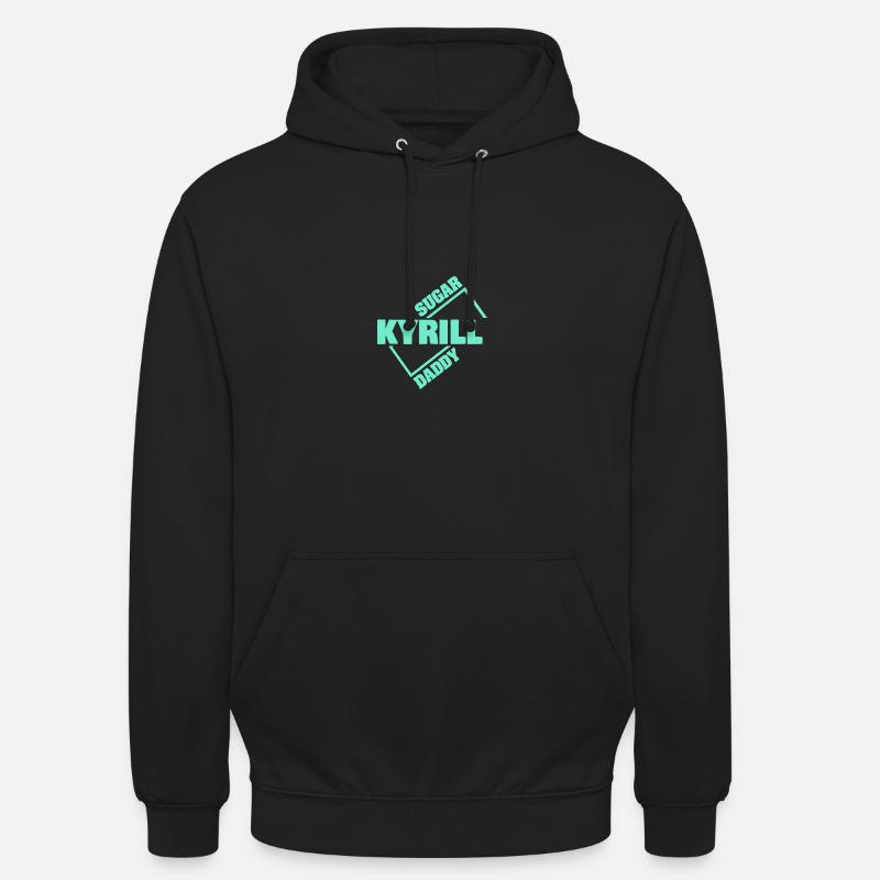 Kyrill en sugar daddy - Sweat-shirt à capuche unisexe - noir