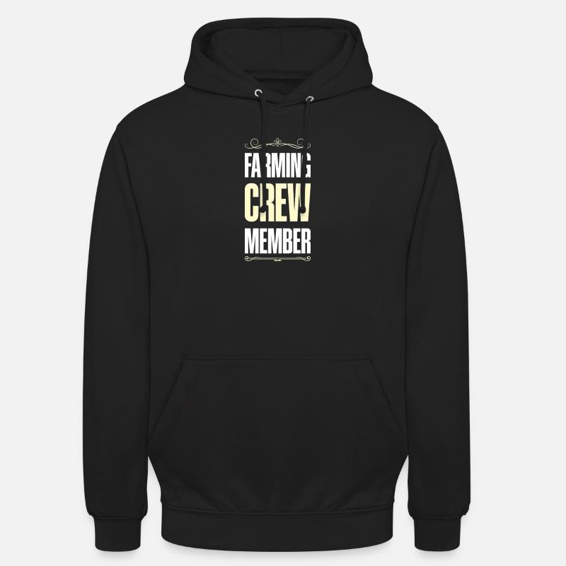 Farming Crew - Unisex Hoodie - Schwarz