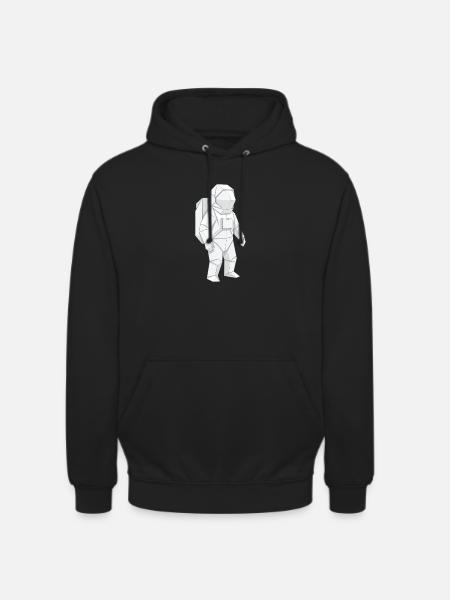 Astronaut Shirt for Space Fans - Unisex Hoodie - black