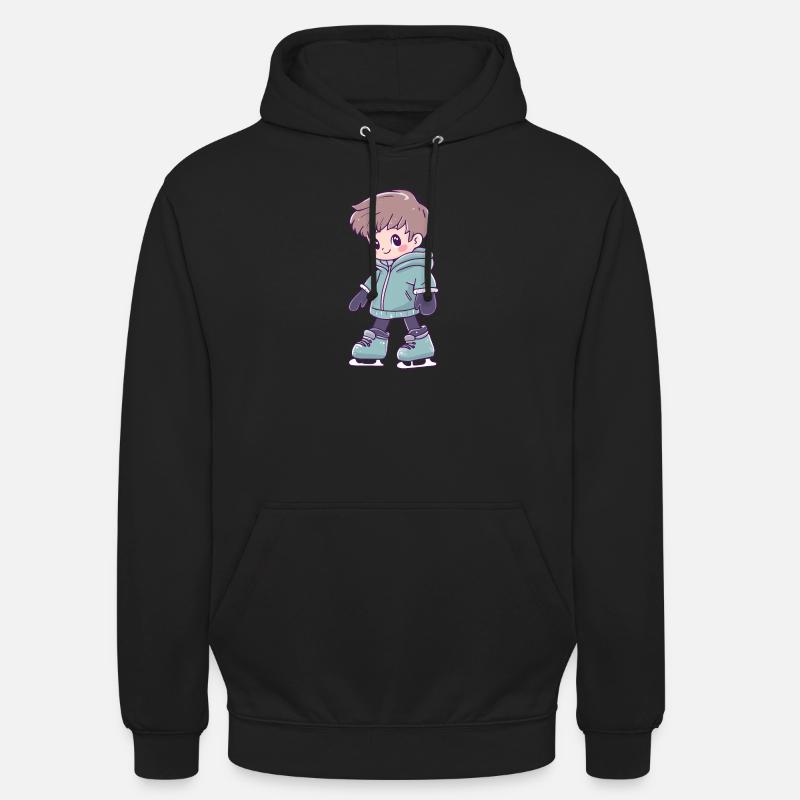 Eislauf Iceskating - Unisex Hoodie - Schwarz