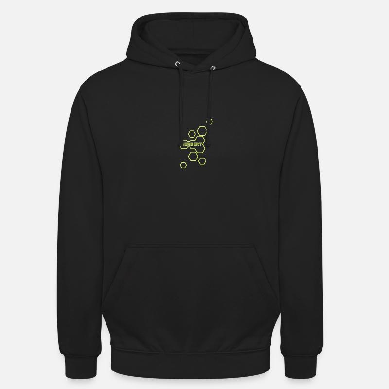 Nom Herbert - Sweat-shirt à capuche unisexe - noir