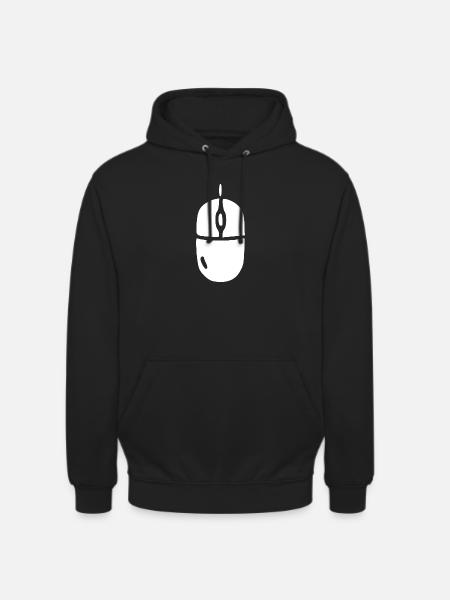 Computer Mouse Office Gift - Unisex Hoodie - black