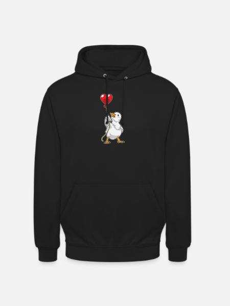 Ballon canard - Sweat-shirt à capuche unisexe - noir