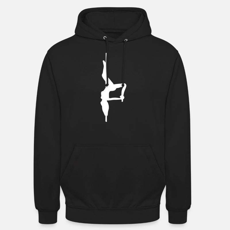 Pole Dance Silhouette - Sweat-shirt à capuche unisexe - noir