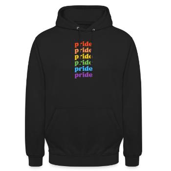 Pride - Unisex Hoodie - Schwarz - Vorne - Alina (178cm) & Michal (187cm)