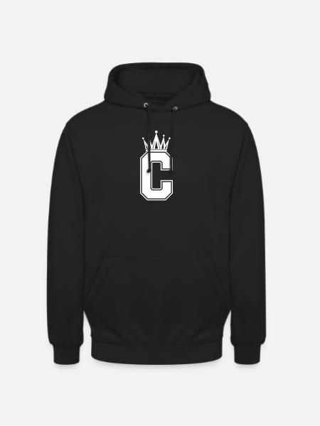 Letter C - Unisex Hoodie - black