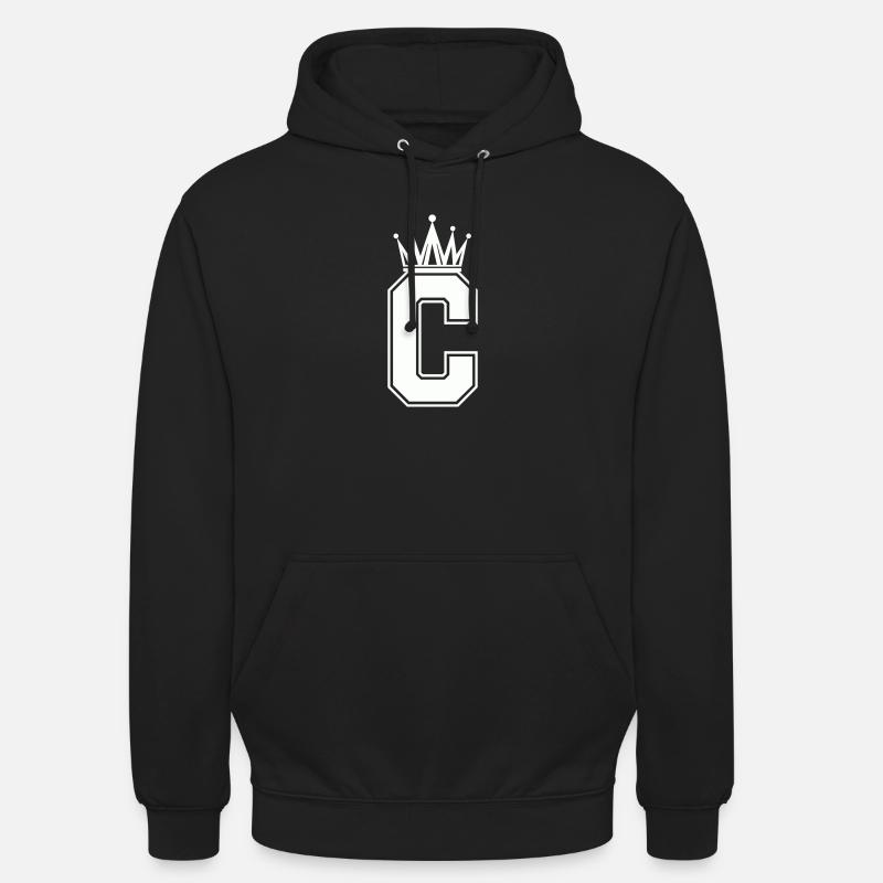 Letter C - Unisex Hoodie - black