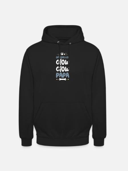 Official Chow Chow Papa - Unisex Hoodie - black