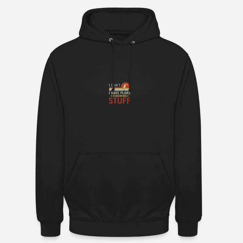 Lancer Athlétisme Lancer du poids - Sweat-shirt à capuche unisexe - noir