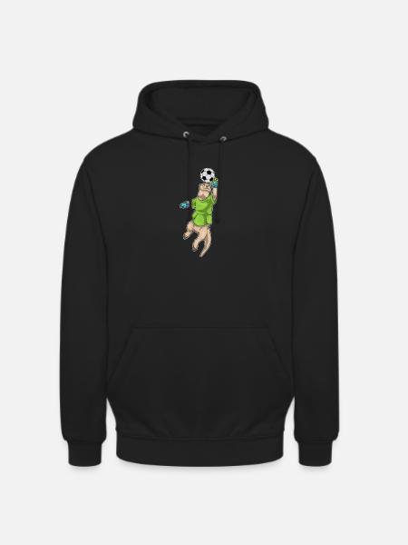 Otter Soccer Player Soccer - Unisex Hoodie - black