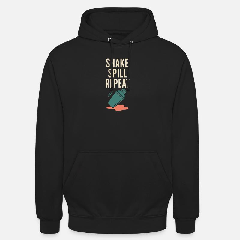 Shaker Stuck Mixologue débutant - Sweat-shirt à capuche unisexe - noir
