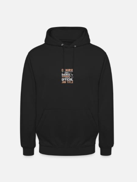 Infirmière à l’urgence - Sweat-shirt à capuche unisexe - noir