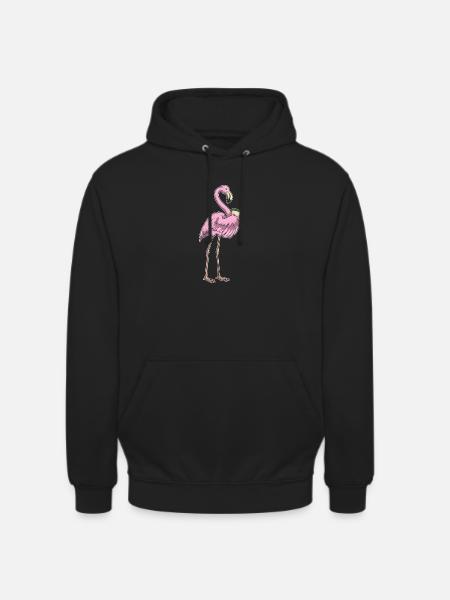Flamingo Sandwich - Unisex Hoodie - black