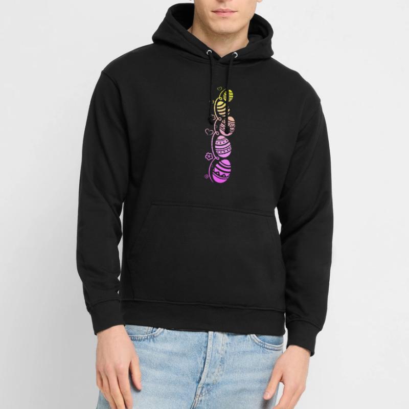 Colorful Easter eggs for Easter Unisex Hoodie