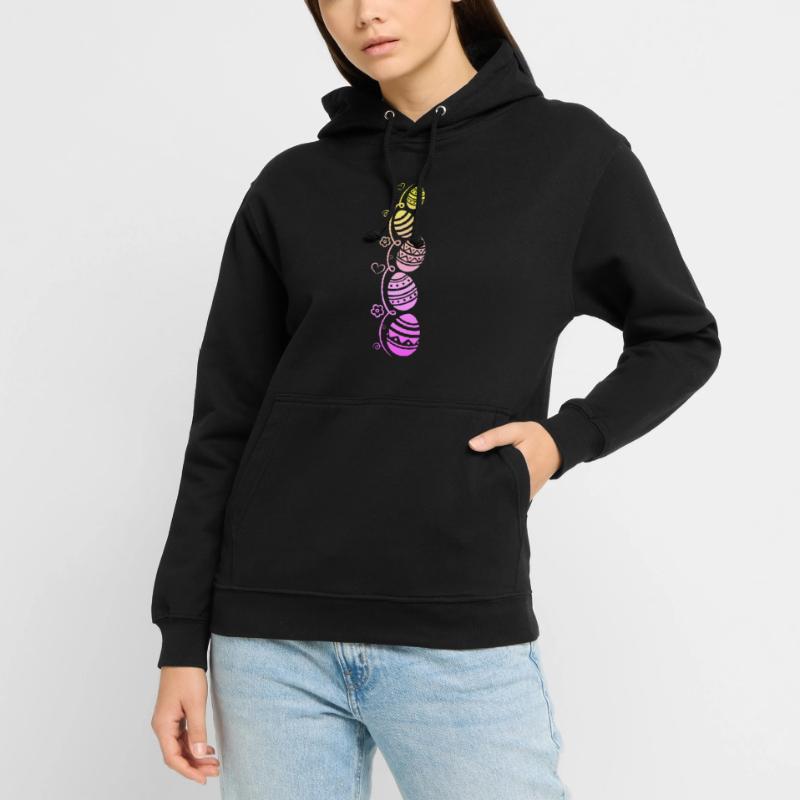 Colorful Easter eggs for Easter Unisex Hoodie