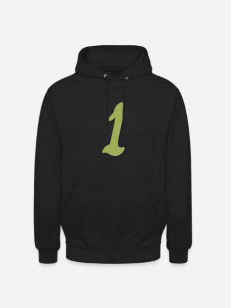 1 - Unisex Hoodie - black