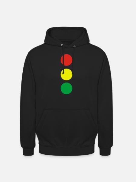 Ampel - Unisex Hoodie - Schwarz