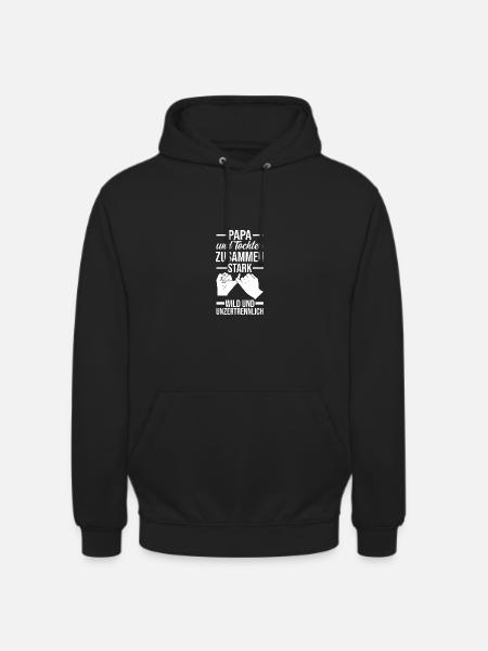 Dad And Daughter - Unisex Hoodie - black