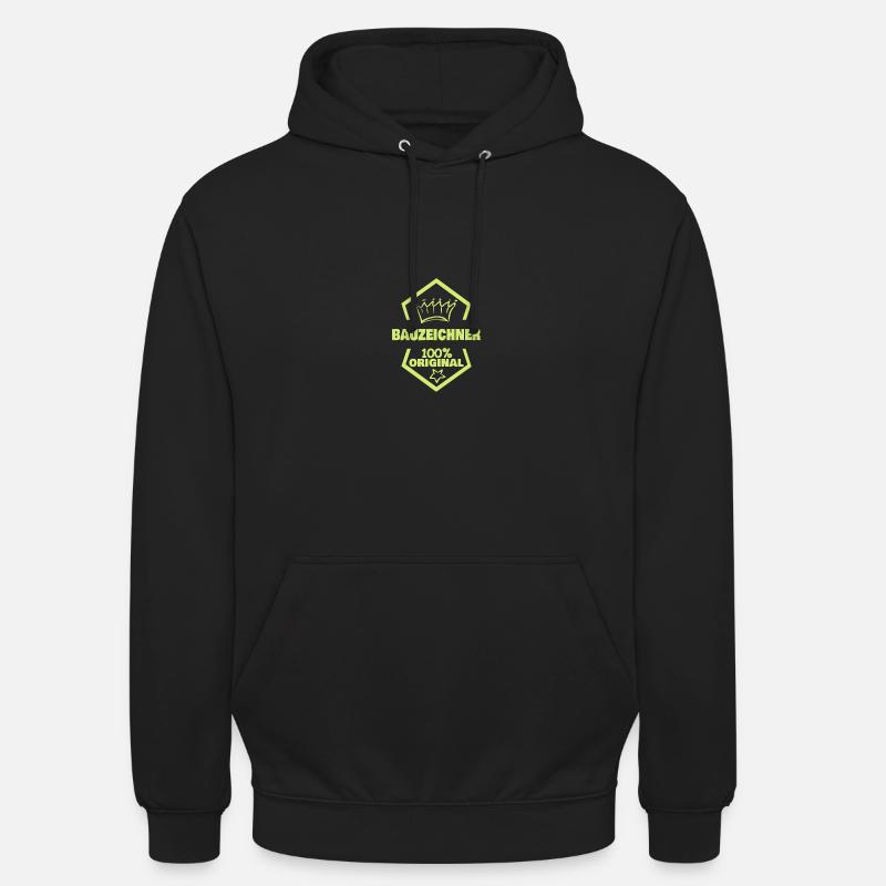 Le dessinateur comme travail - Sweat-shirt à capuche unisexe - noir