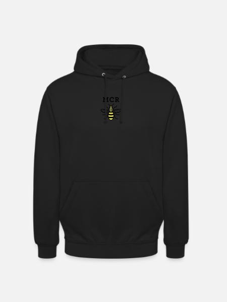MCR MANCHESTER BEE VECTOR - Unisex Hoodie - black