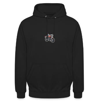 Orange Choppers - Unisex Hoodie - black - Front - Alina (178cm) & Michal (187cm)