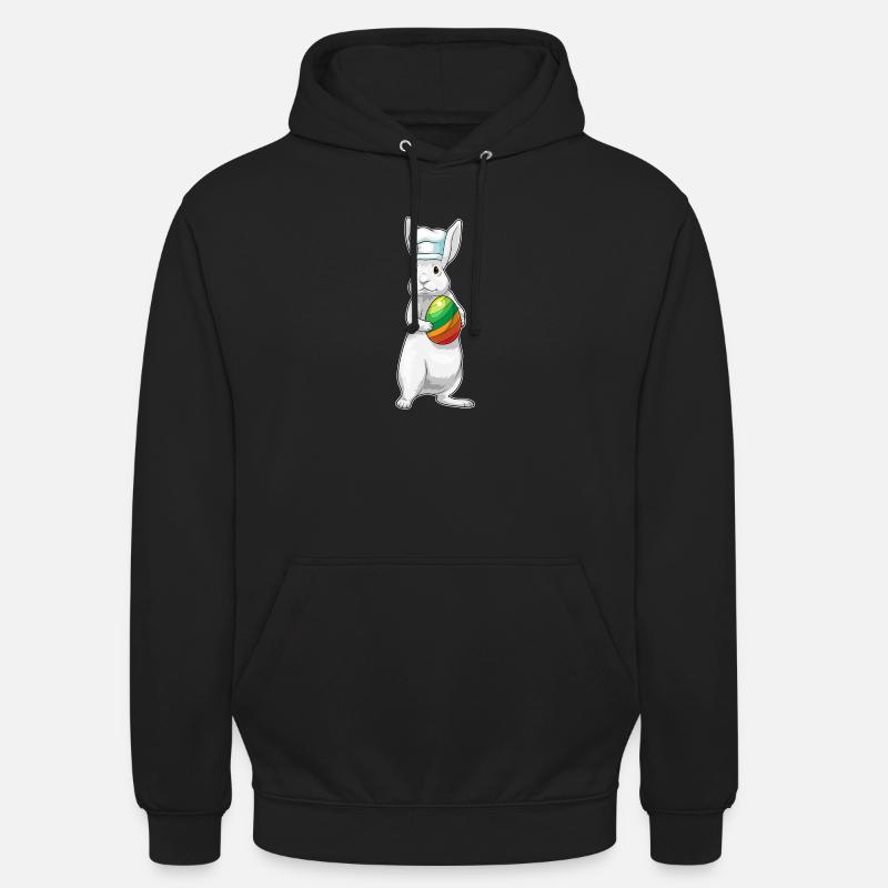 Bunny Easter Cooking - Unisex Hoodie - black