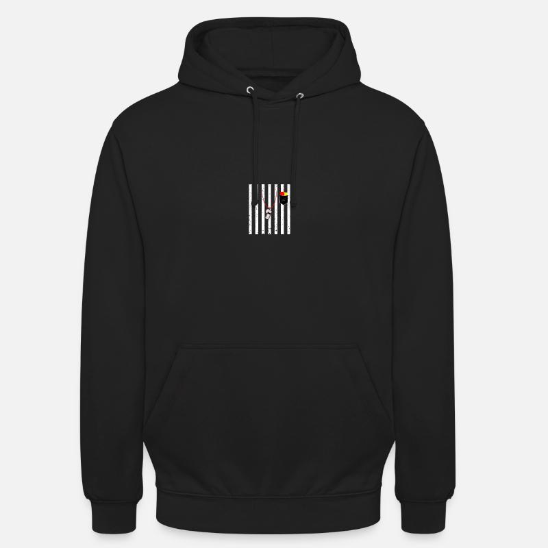 Schiedsrichter-Uniform Refree - Unisex Hoodie - Schwarz