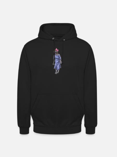 Nœud Zombie Halloween - Sweat-shirt à capuche unisexe - noir