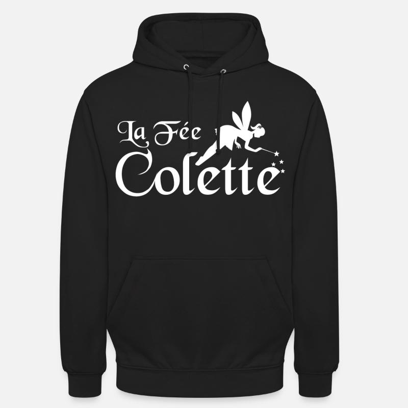 La Fée Colette - Sweat-shirt à capuche unisexe - noir