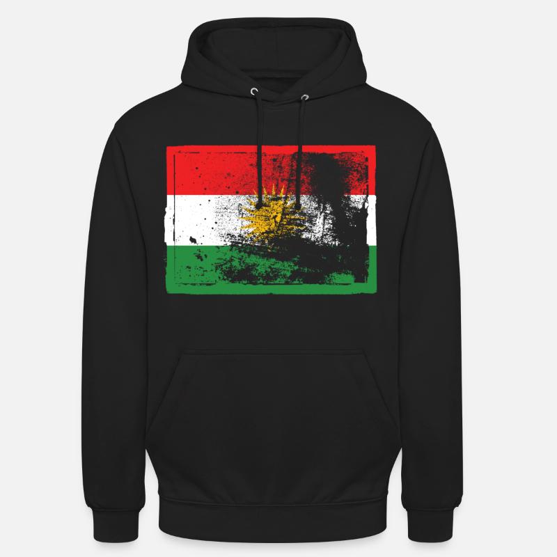Kurdes Kurdistan - Sweat-shirt à capuche unisexe - noir