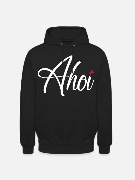 Ahoi - Unisex Hoodie - Schwarz
