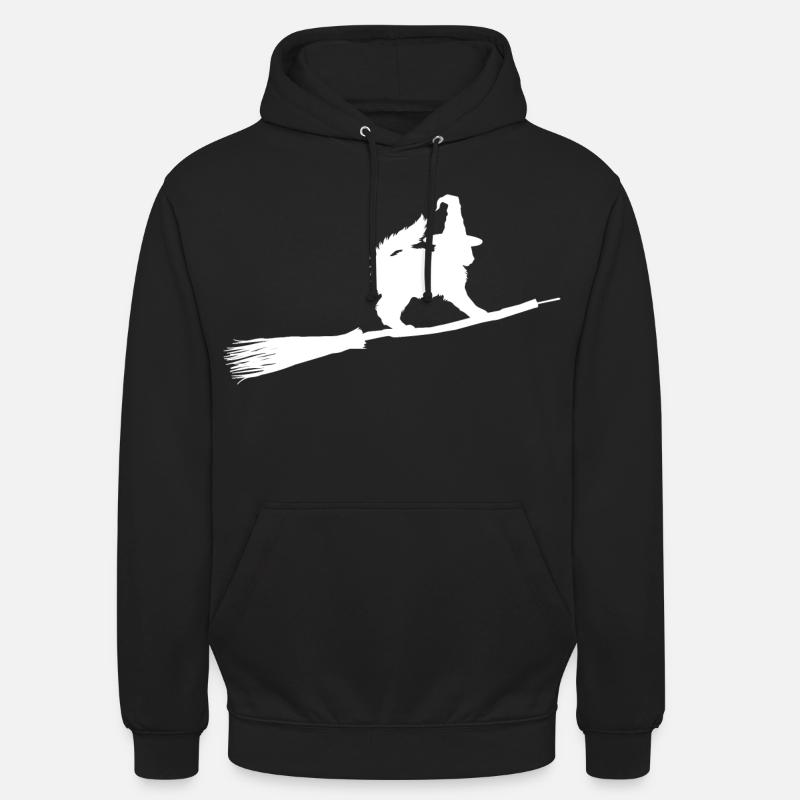 Sorcière de chat - Sweat-shirt à capuche unisexe - noir