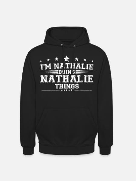 Nathalie - Unisex Hoodie - black