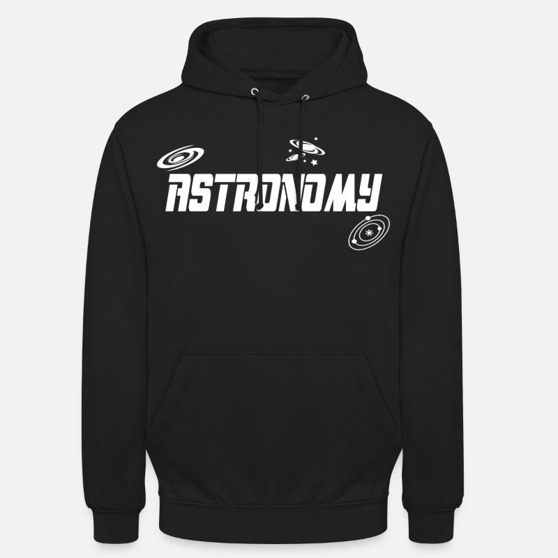 Astronomie - Sweat-shirt à capuche unisexe - noir