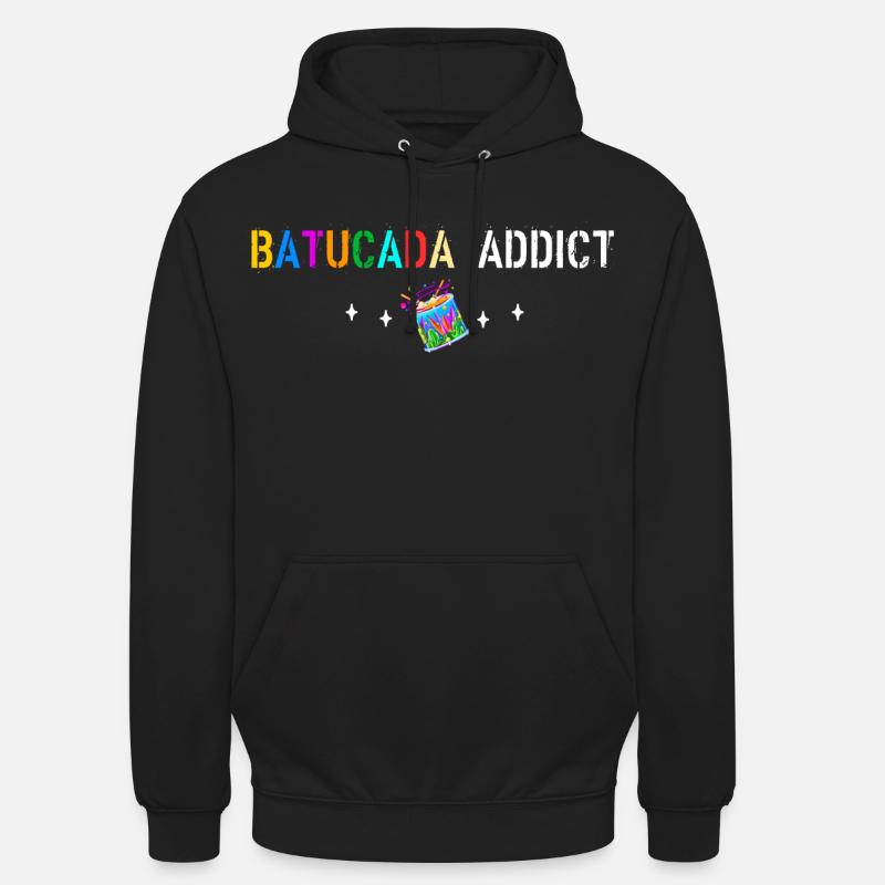 Batucada tossicodipendente - Felpa con cappuccio unisex - nero