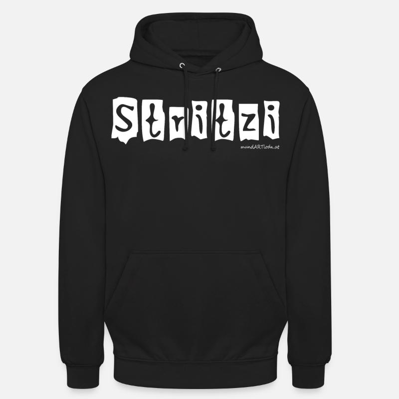 Stritzi - Strolch, cheeky, Austrian dialect - Unisex Hoodie - black
