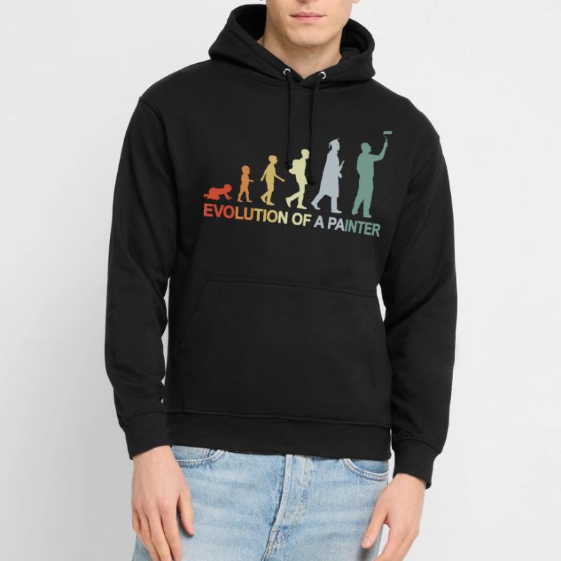 Painter Varnisher Evolution Unisex Hoodie