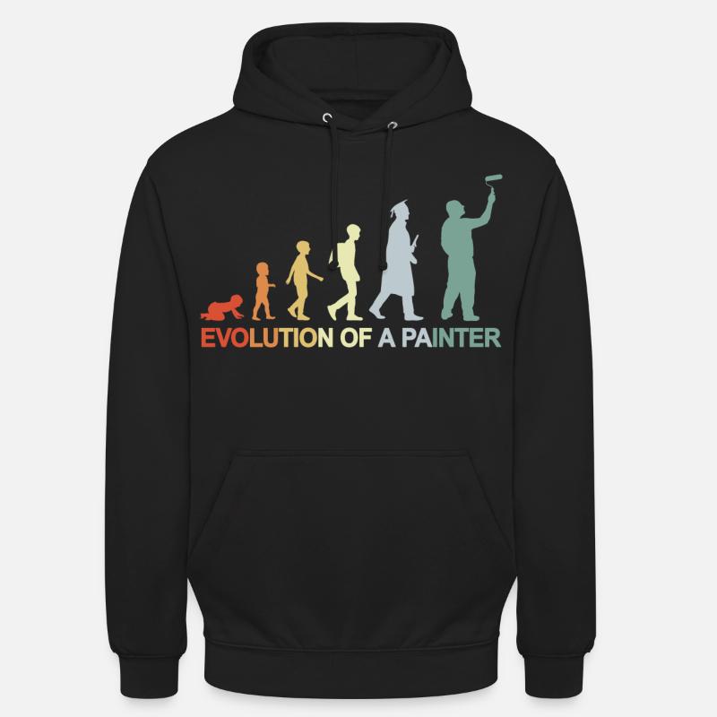 Painter Varnisher Evolution - Unisex Hoodie - black