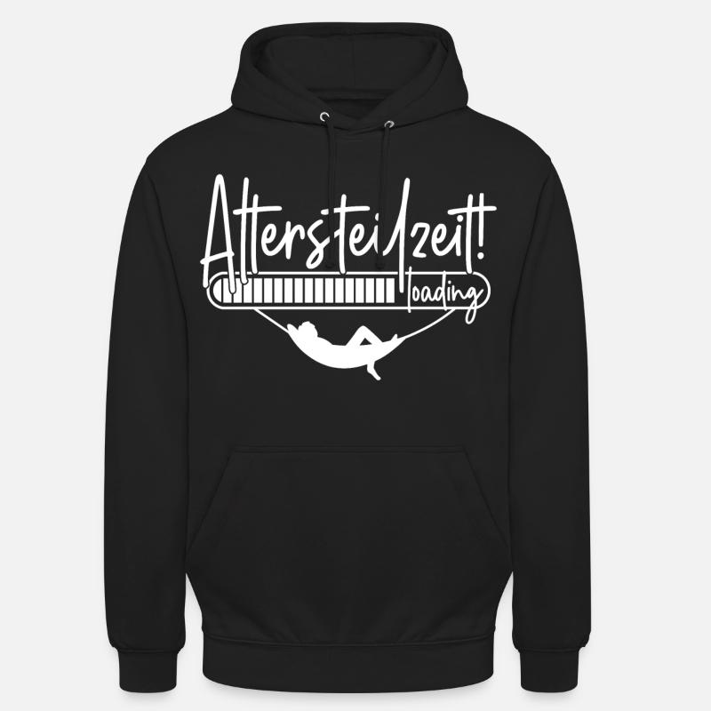 Altersteilzeit loading Ladebalken Hängematte ATZ - Unisex Hoodie - Schwarz