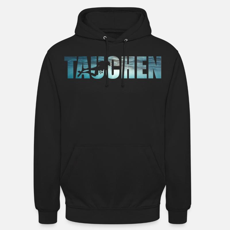 Taucher Dive Divemaster Tauchen Diver - Unisex Hoodie - Schwarz