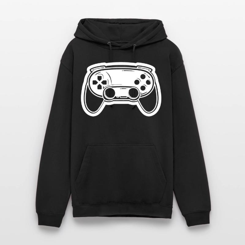 Videospiel Controller Zeichnung Unisex Hoodie