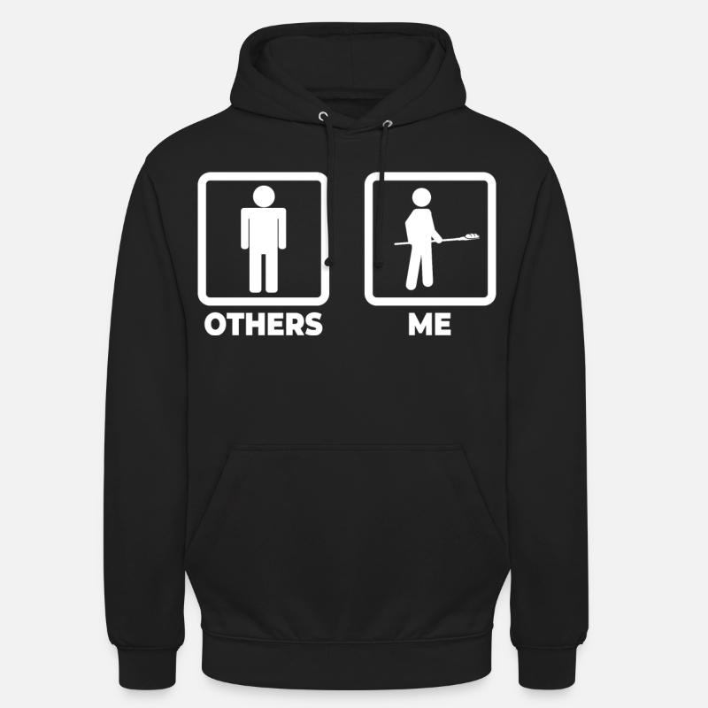 Bäcker Strichmännchen - Unisex Hoodie - Schwarz