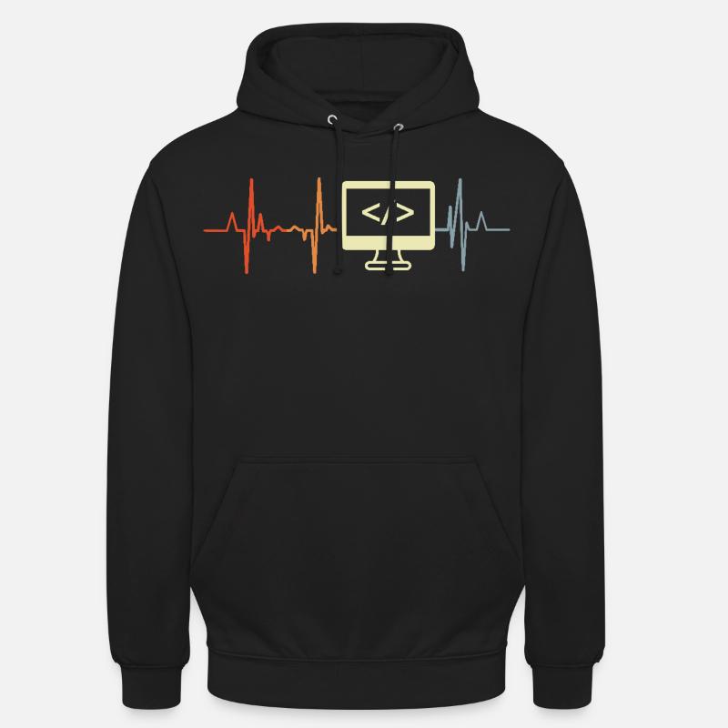 J’adore programmer - Sweat-shirt à capuche unisexe - noir