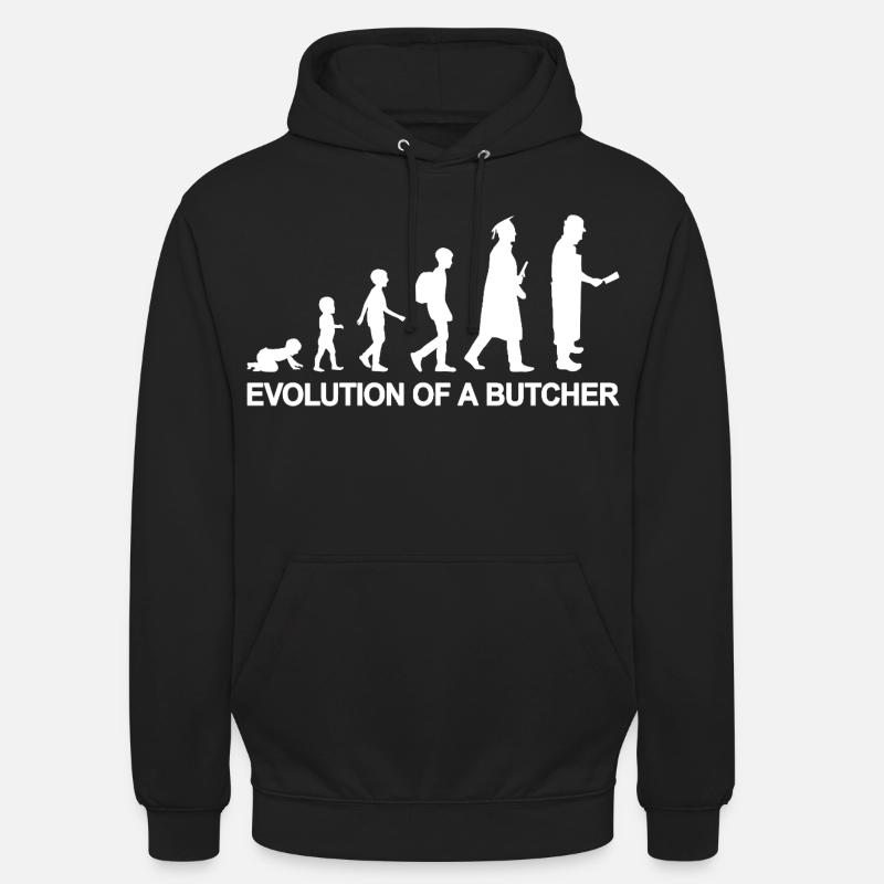 Boucher Evolution - Sweat-shirt à capuche unisexe - noir